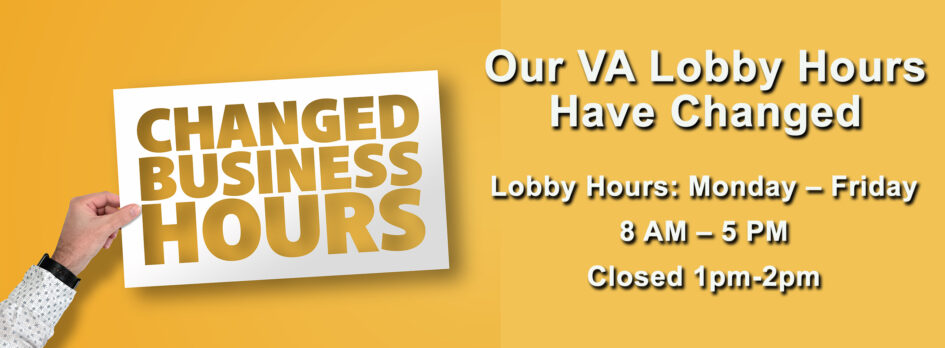 Lobby Hours Changed